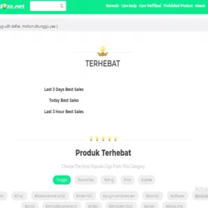 Preview Gambar ke-1 P-store Market Place Scrypt Template