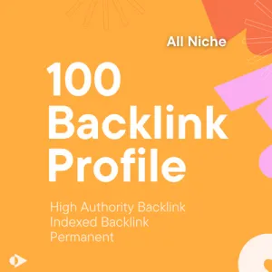 Preview Gambar ke-0 100 Backlink Profile High Authority
