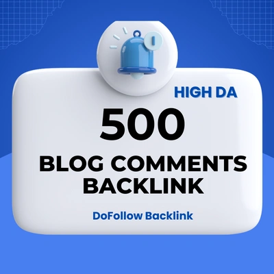 500 Backlink Blog Comment Dofollow High DA-PA
