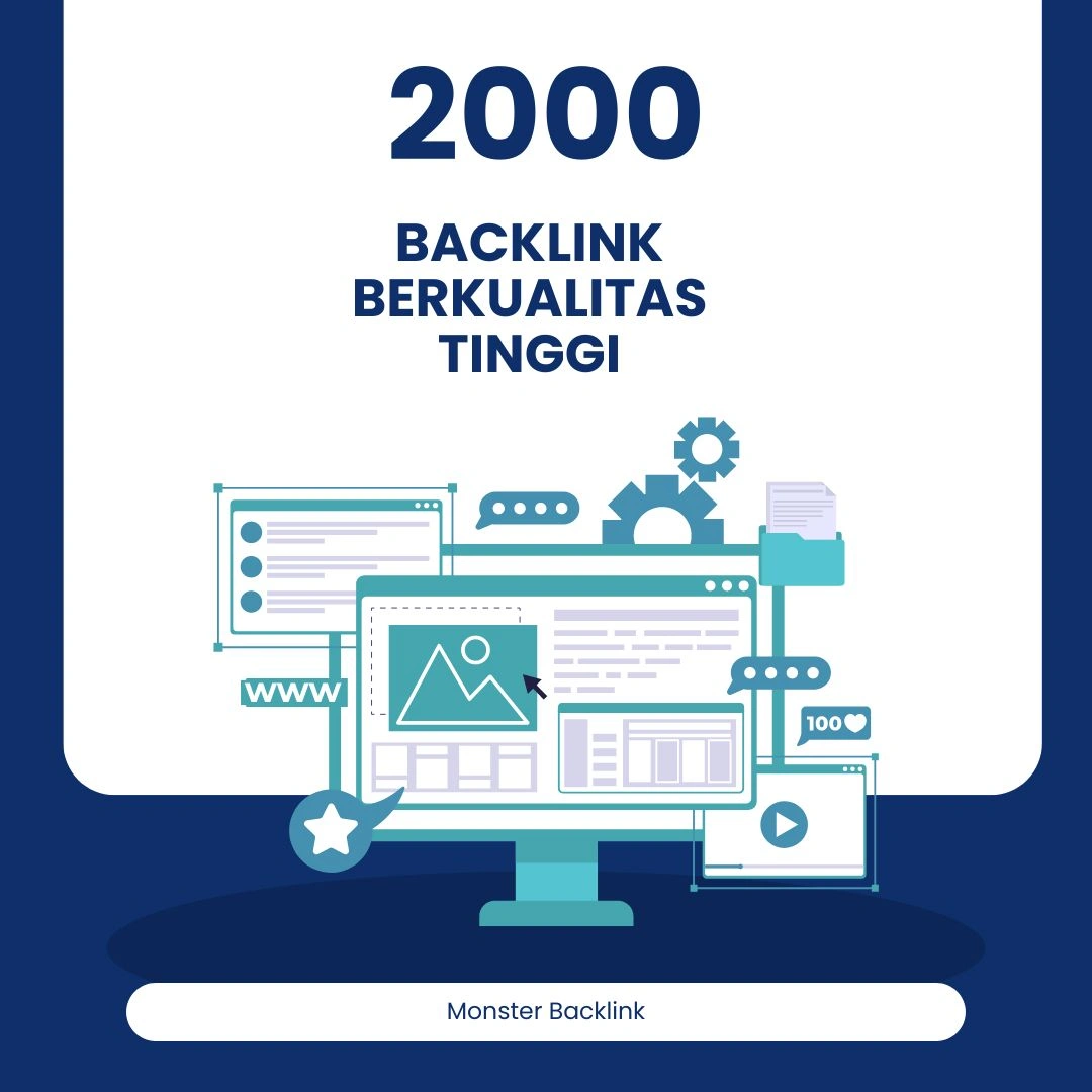 Jasa Backlink 2000 Link Berkualitas untuk Perbaikan peringkat situs web Anda