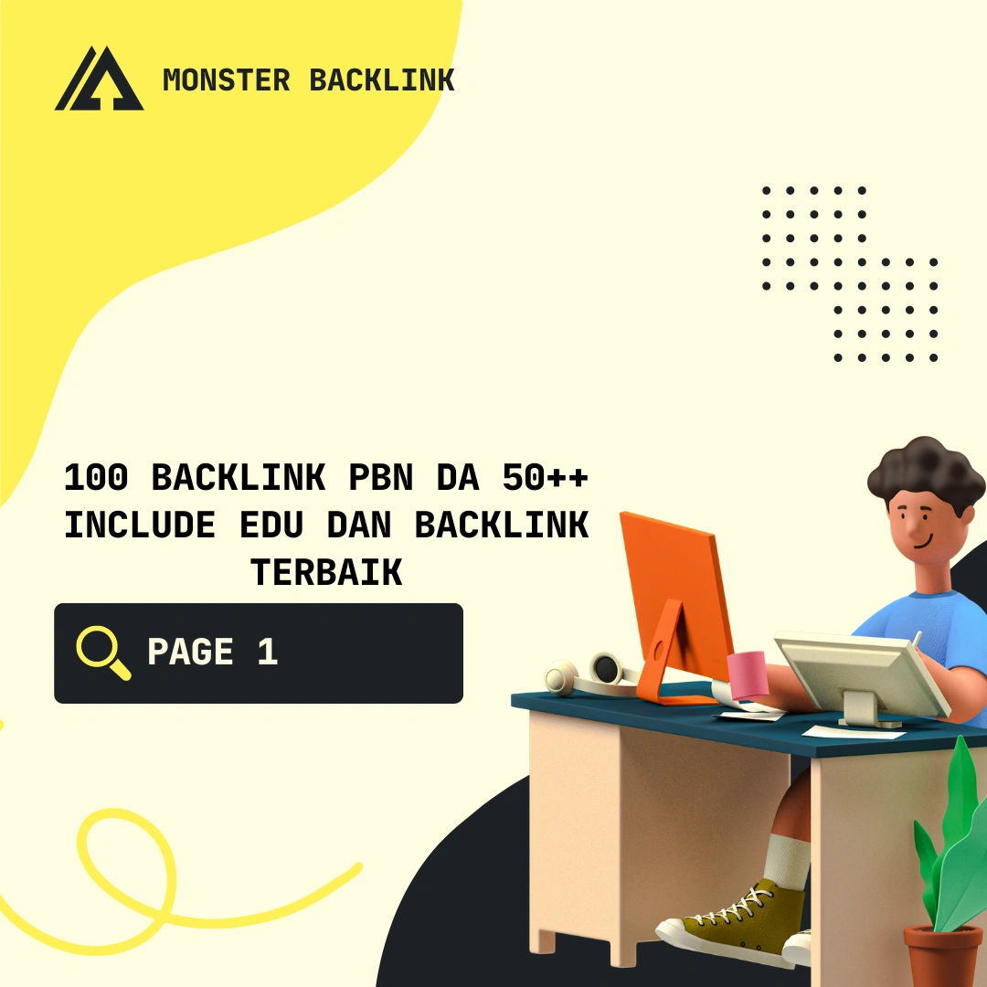 100 Backlink PBN da 50++ include Edu dan Backlink Terbaik